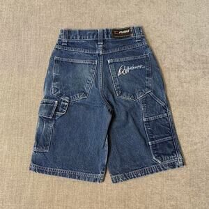 Y2K 90s FUBU Carpenter embroidered jorts